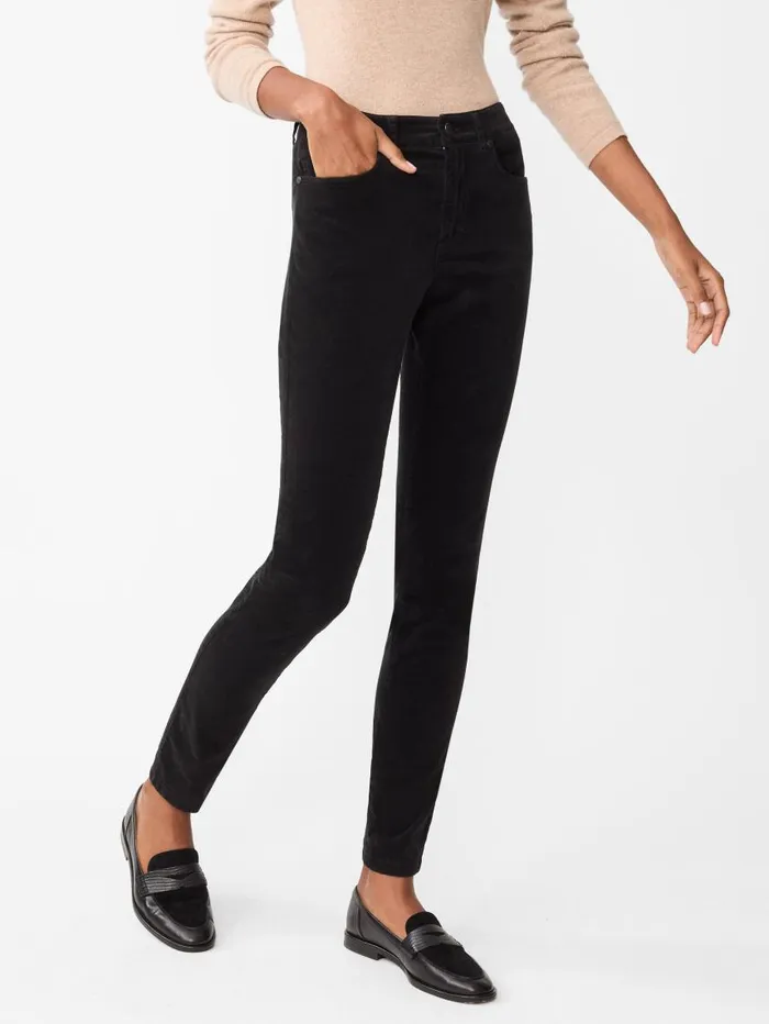 JMcLaughlin Watson Velvet Jeans Black Women Pants JMcLaughlin Watson Velvet Jeans Black Women Pants