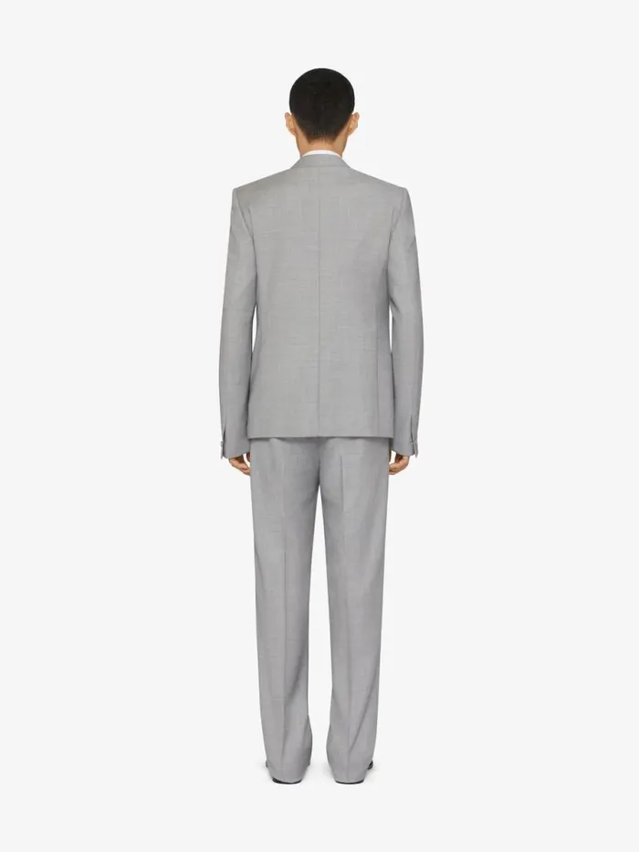 Jacket In Wool Greywhite Men Givenchy Coats and Jackets