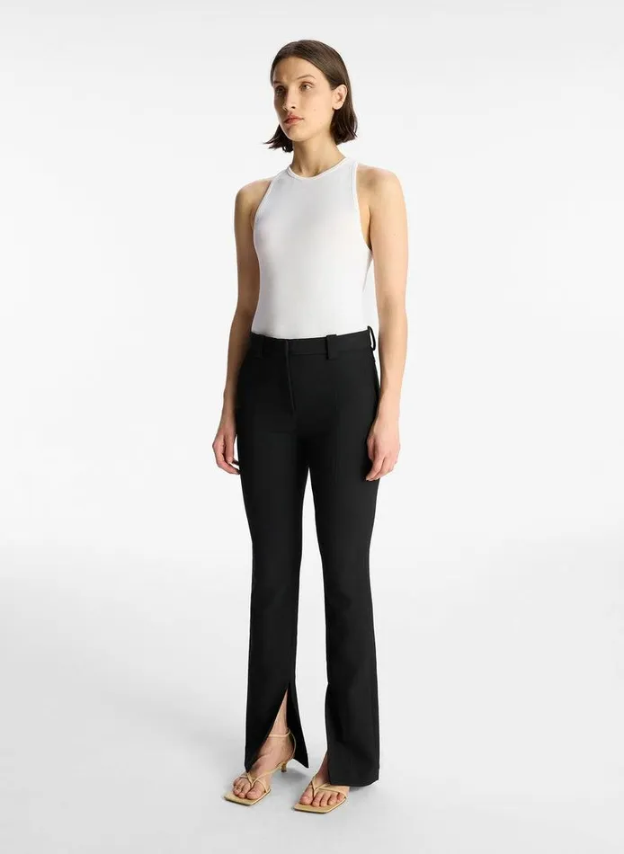 Jackets and Coats Women ALC Carson Tailored Pant Black Jackets and Coats Women ALC Carson Tailored Pant Black