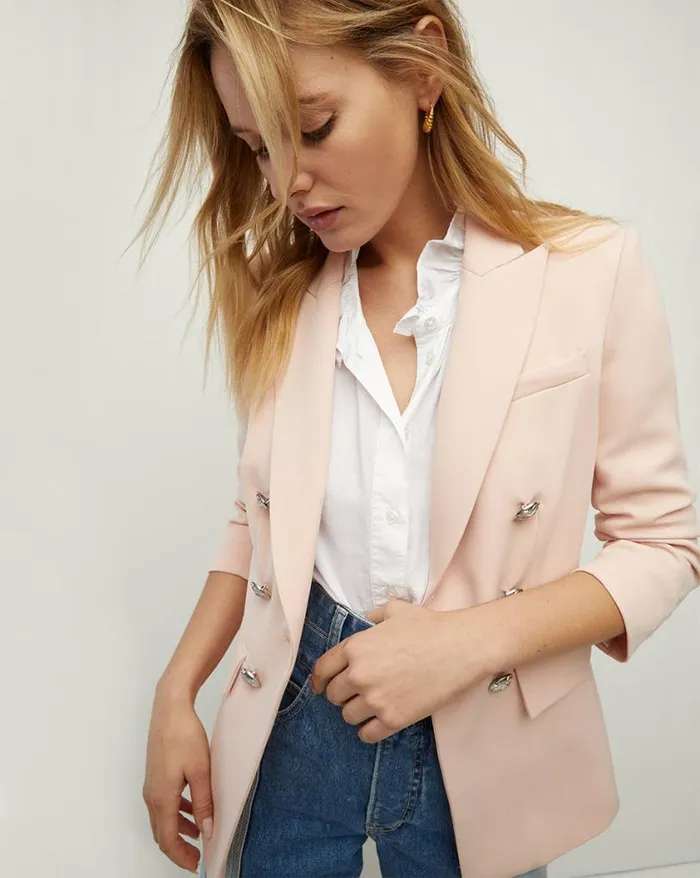 Jackets and Outerwear ShopJackets Veronica Beard Tomi Dickey Jacket Ballet Pink