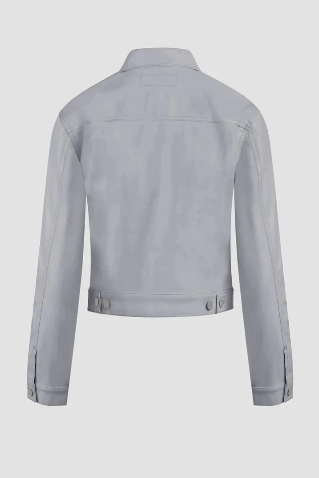 Jackets and Outerwear Women Hudson Jeans Lola Shrunken Trucker Jacket Ultimate Gray Jackets and Outerwear Women Hudson Jeans Lola Shrunken Trucker Jacket Ultimate Gray