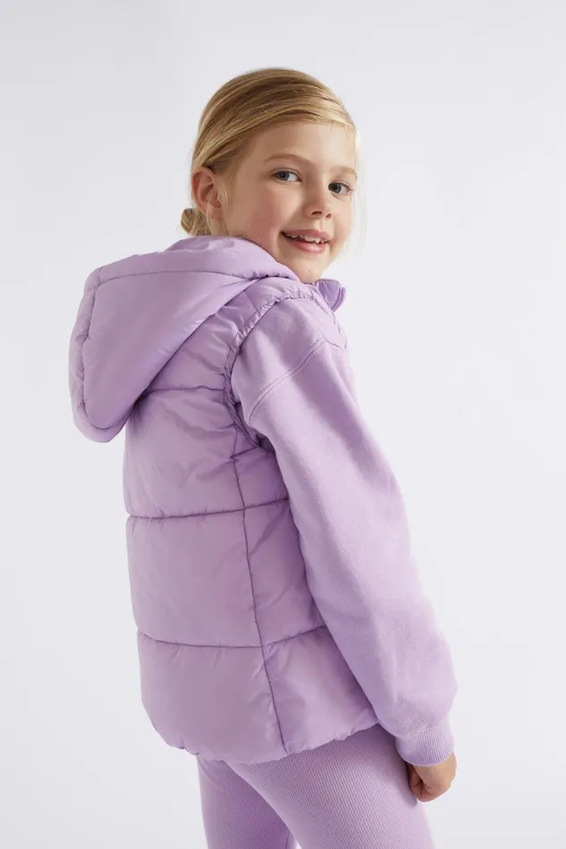 Jackets and Vests Girl Seed Heritage Core Puffer Vest Lilac