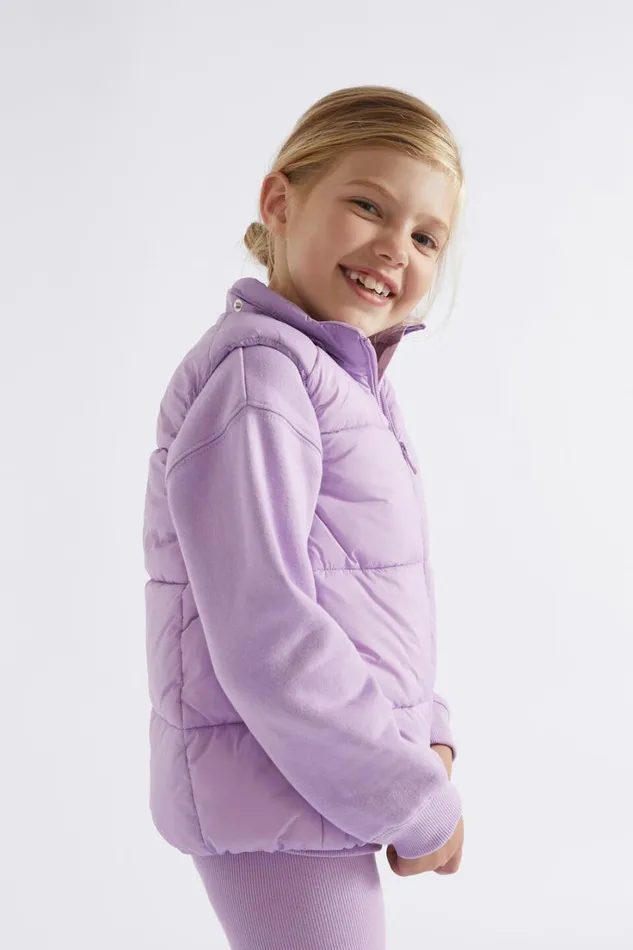Jackets and Vests Girl Seed Heritage Core Puffer Vest Lilac