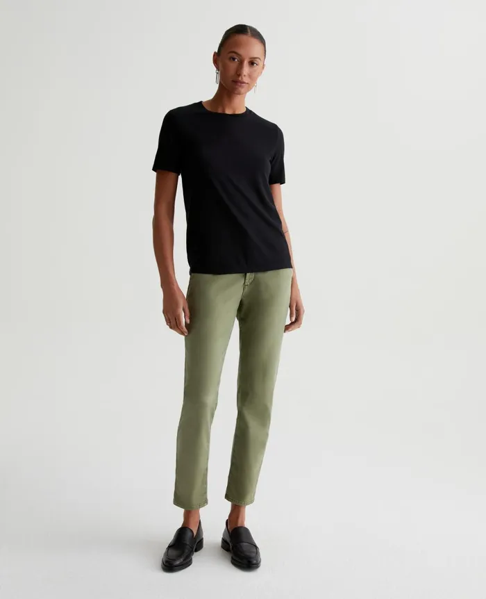 Jagger Crew True Black Women AG Jeans Tees and Tanks Jagger Crew True Black Women AG Jeans Tees and Tanks