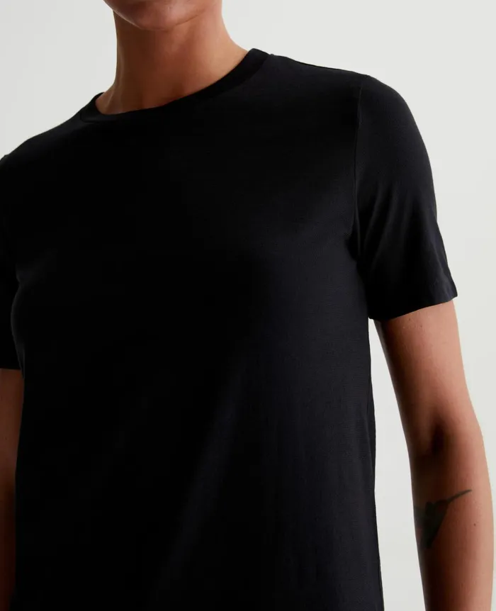Jagger Crew True Black Women AG Jeans Tees and Tanks Jagger Crew True Black Women AG Jeans Tees and Tanks