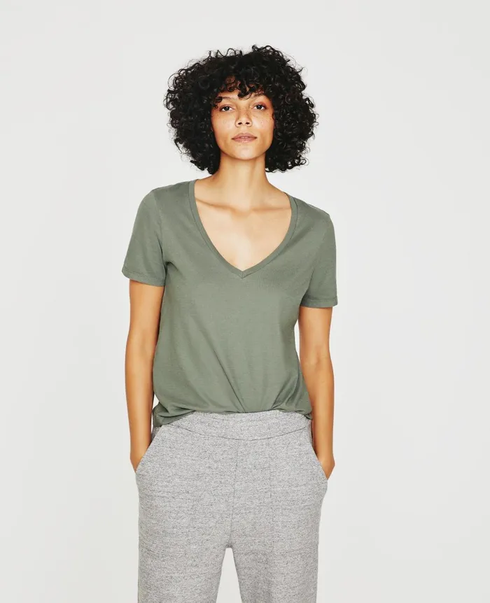 Jagger Vee Hunter Sage Women AG Jeans Tees and Tanks Jagger Vee Hunter Sage Women AG Jeans Tees and Tanks