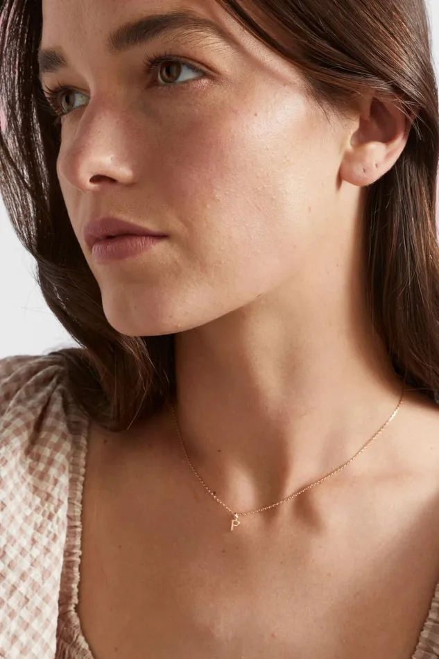 Jewellery Woman Seed Heritage Gold Initial Necklace O