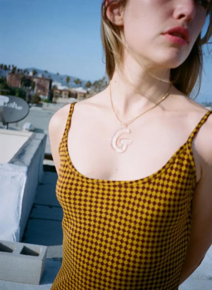 Jewelry Shop Lisa Says Gah Initial Necklace