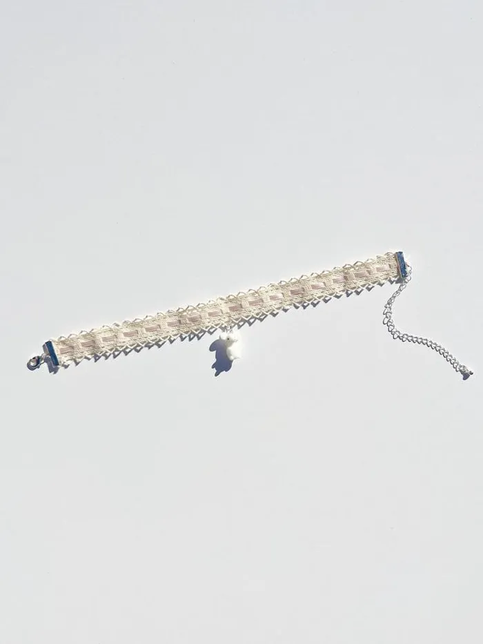 Jewelry Shop Lisa Says Gah Lace Glass Rat Choker