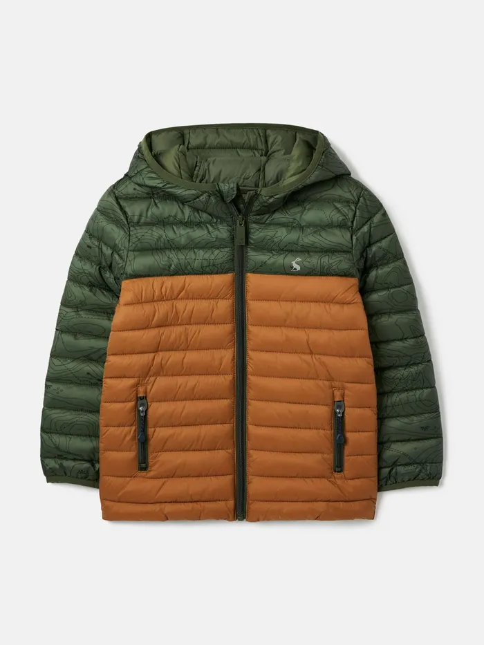 Joules Coats and Jackets Green Showerproof Padded Packable Coat 8211 Boys