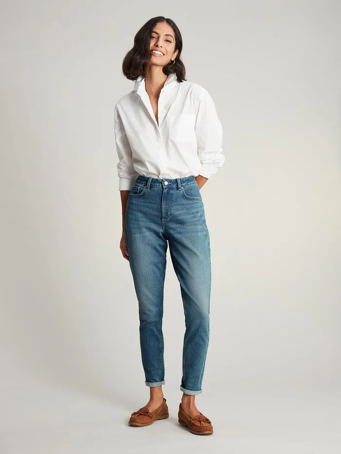 Joules Jeans Blue High Rise Stretch Skinny Jeans 8211 Women