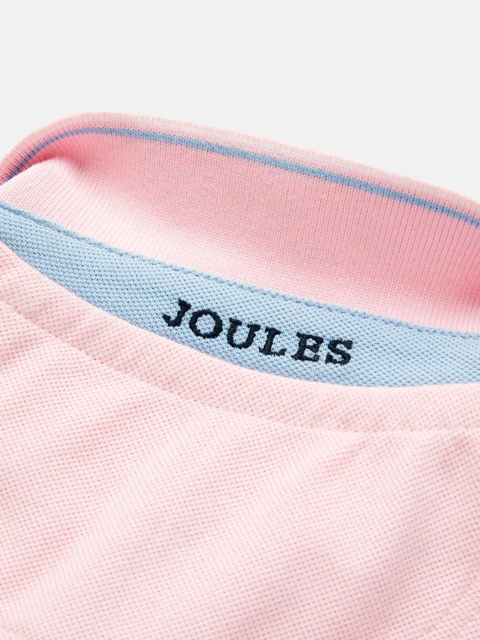 Joules Polo Shirts Pink Pique Cotton Polo Shirt 8211 Boys