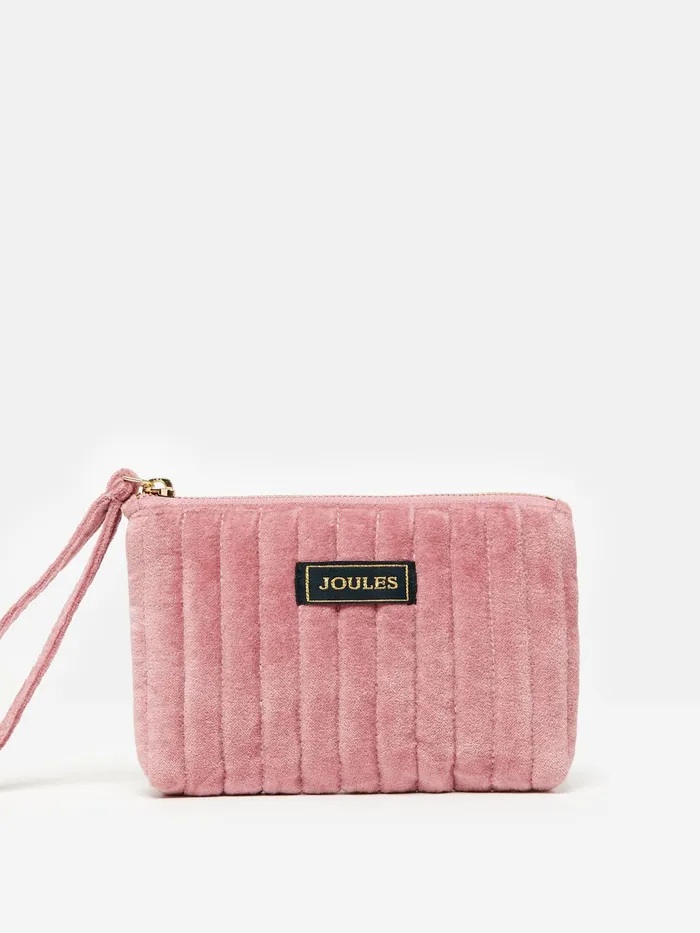 Joules Purses Pink Velvet Wrist Purse 8211 Women