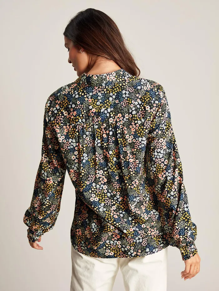 Joules Shirts and Blouses Blue Kalina Concealed Placket Shirt 8211 Women