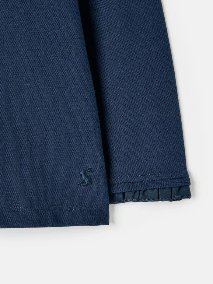 Joules Tops and Tshirts Navy Blue Long Sleeved Polo Shirt 8211 Girls