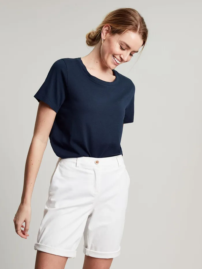 Joules Tops Navy Blue Crew TShirt 8211 Women
