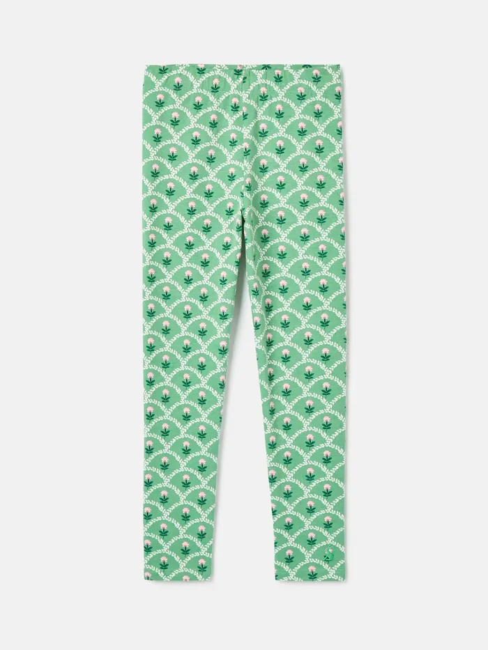 Joules Trousers and Leggings Green Floral Leggings 8211 Girls