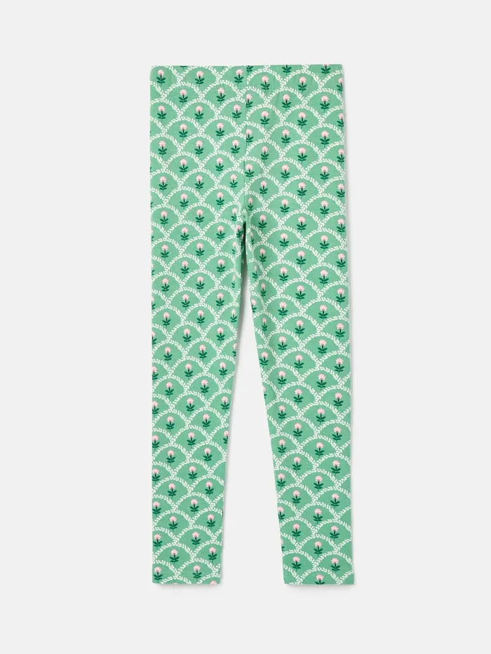 Joules Trousers and Leggings Green Floral Leggings 8211 Girls