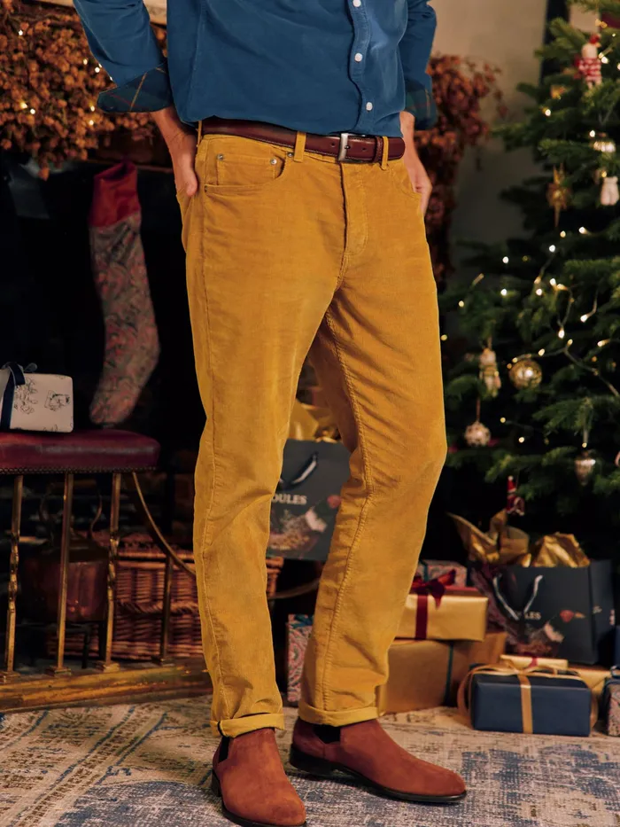 Joules Trousers Yellow Straight Leg Uroy Trousers 8211 Men