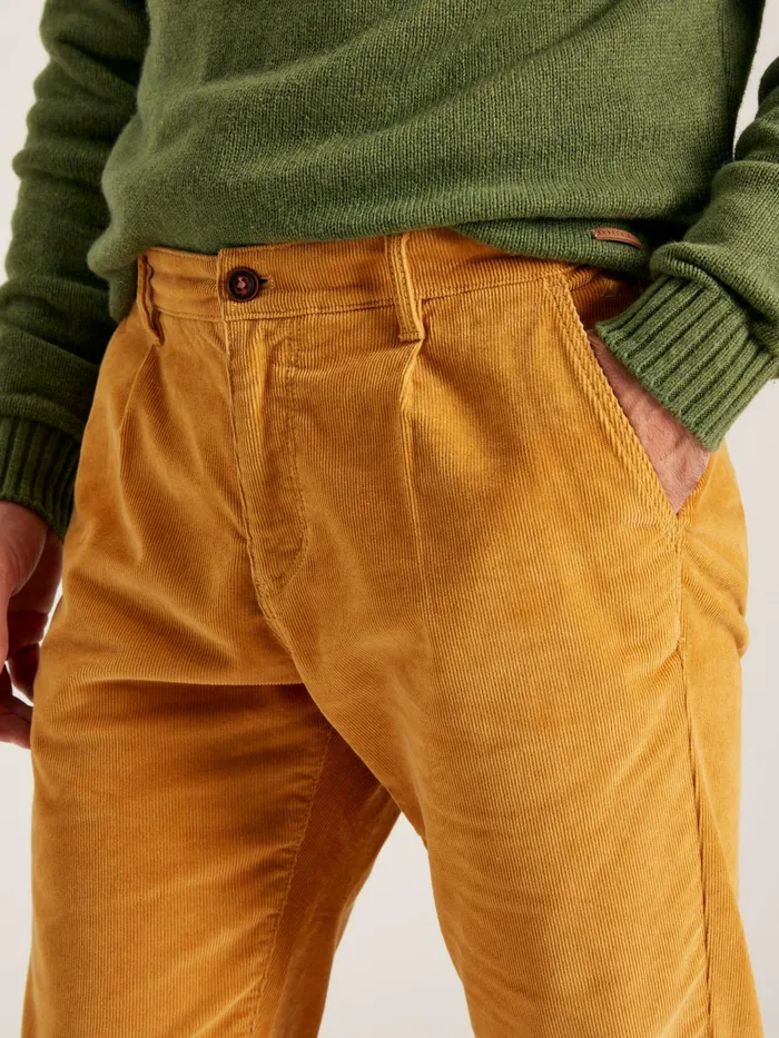 Joules Trousers Yellow Straight Leg Uroy Trousers 8211 Men