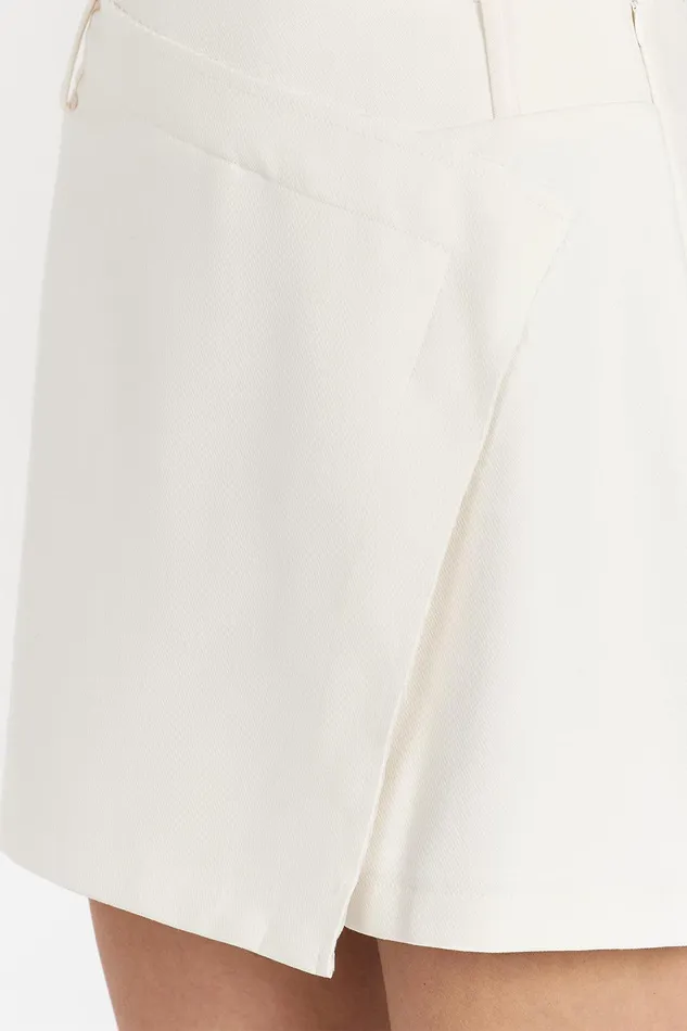 JULIE CREAM TAILORED SKORT Women DISSH Mini
