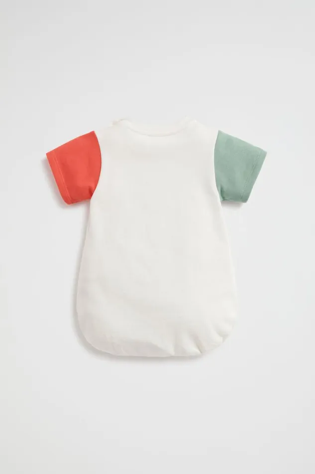 Jumpsuits and Overalls Newborn Seed Heritage Spliced Tee Romper Multi