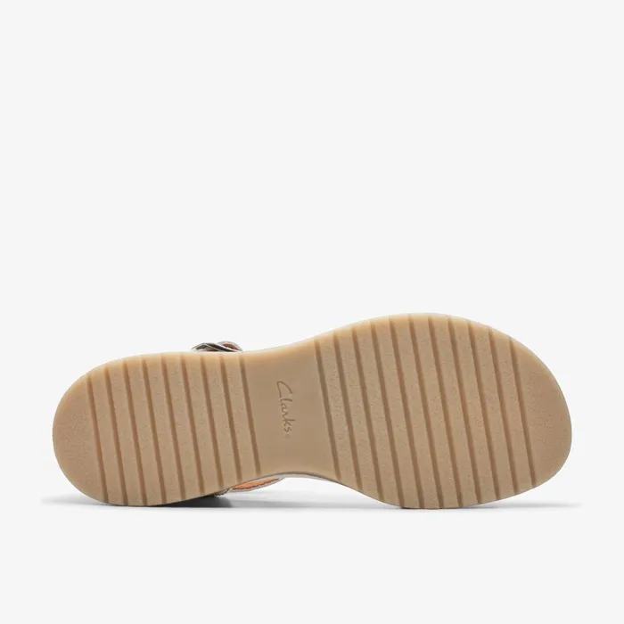 Kassanda Lily Off White Leather Women Clarks Sandals and Flip Flops