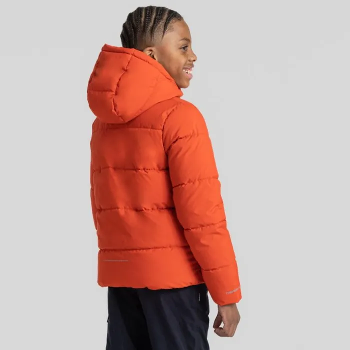 Kids Insulated Jackets Craghoppers Kid039s Brandon Hooded Jacket Macaw Red