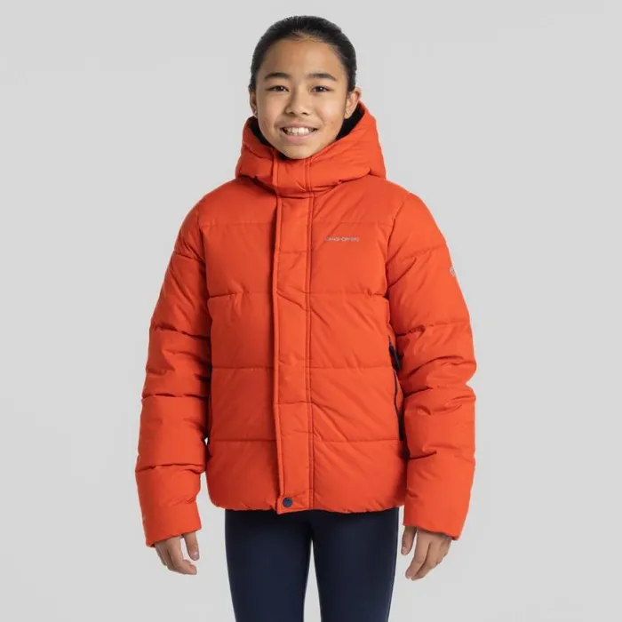 Kids Insulated Jackets Craghoppers Kid039s Brandon Hooded Jacket Macaw Red