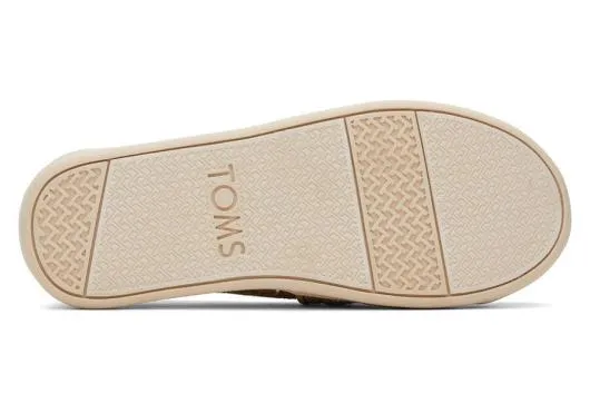 Kids KidsYouth Alpargata Gold Sparkle Knit Kids Shoe Gold Sparkle TOMS Alpargatas