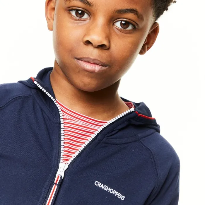 Kids Long Sleeve Craghoppers Kid039s NosiLife Symmons Hooded Jacket Blue Navy Kids Long Sleeve Craghoppers Kid039s NosiLife Symmons Hooded Jacket Blue Navy
