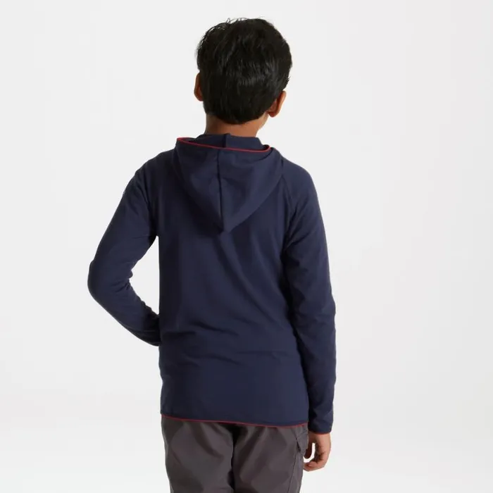 Kids Long Sleeve Craghoppers Kid039s NosiLife Symmons Hooded Jacket Blue Navy Kids Long Sleeve Craghoppers Kid039s NosiLife Symmons Hooded Jacket Blue Navy