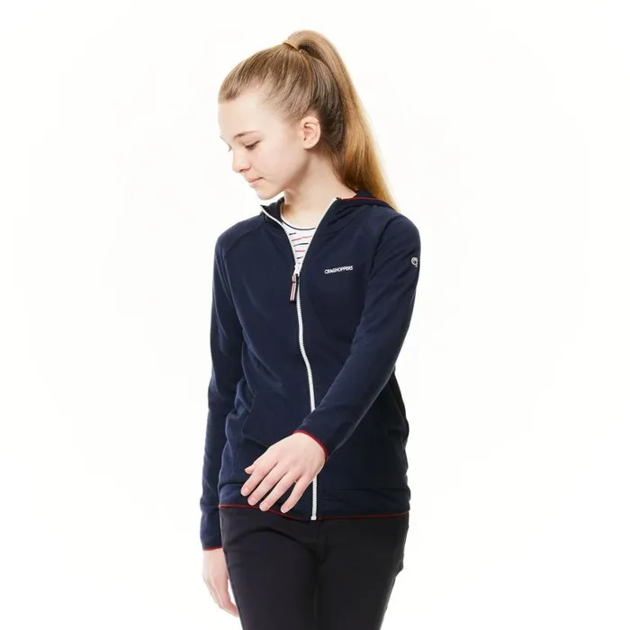 Kids Long Sleeve Craghoppers Kid039s NosiLife Symmons Hooded Jacket Blue Navy Kids Long Sleeve Craghoppers Kid039s NosiLife Symmons Hooded Jacket Blue Navy