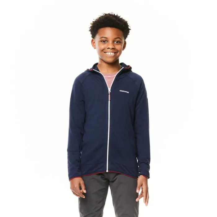 Kids Long Sleeve Craghoppers Kid039s NosiLife Symmons Hooded Jacket Blue Navy Kids Long Sleeve Craghoppers Kid039s NosiLife Symmons Hooded Jacket Blue Navy
