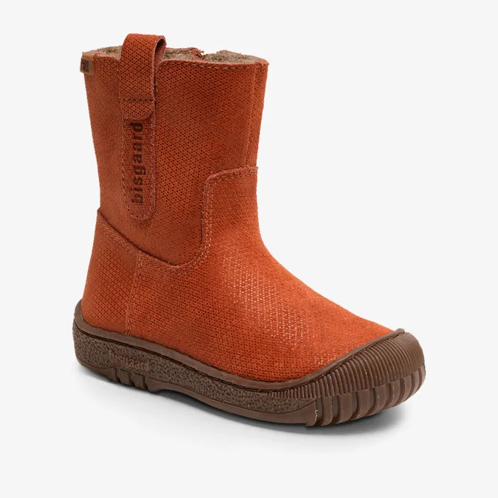 KIDS Winter boots bisgaardshoes elina tex rust fantasy Red