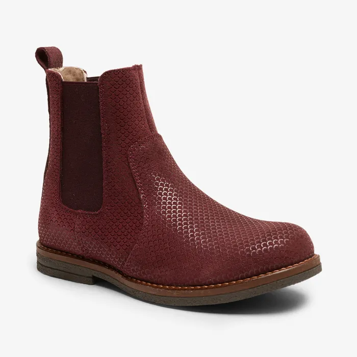 KIDS Winter boots bisgaardshoes madia lamb blackberry Black
