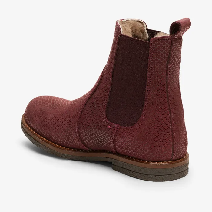 KIDS Winter boots bisgaardshoes madia lamb blackberry Black