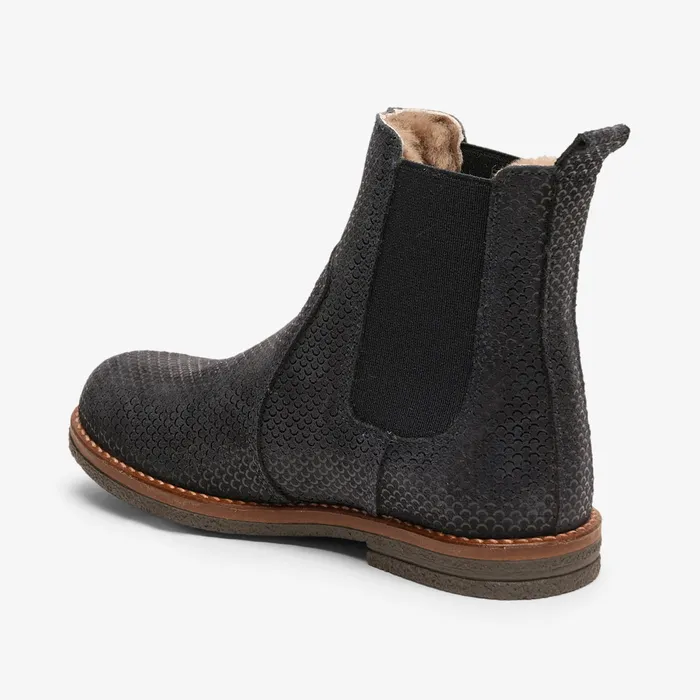 KIDS Winter boots bisgaardshoes madia lamb blueberry Blue