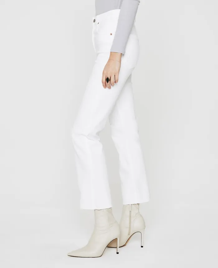 Kinsley Authentic White Destructed Women AG Jeans Denim Kinsley Authentic White Destructed Women AG Jeans Denim