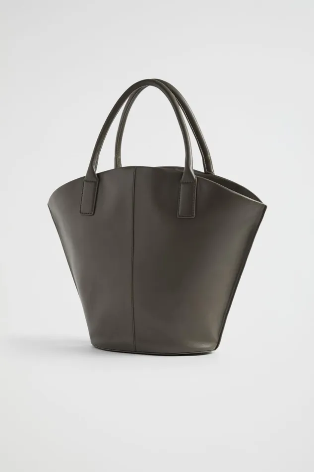Leather Bags Woman Seed Heritage Leather Crescent Tote Olive