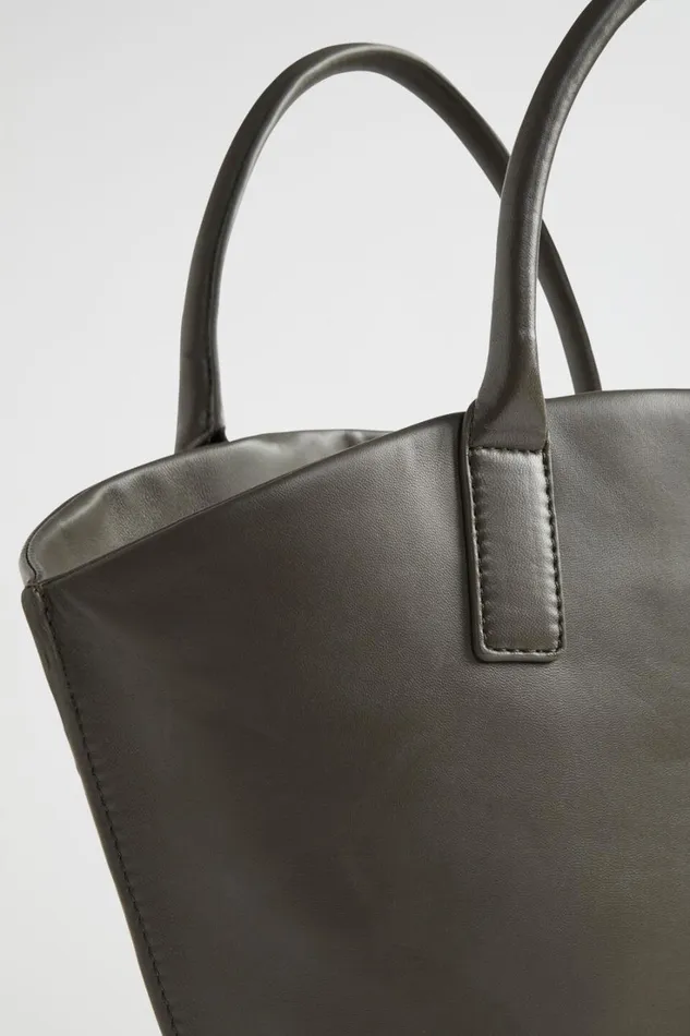 Leather Bags Woman Seed Heritage Leather Crescent Tote Olive