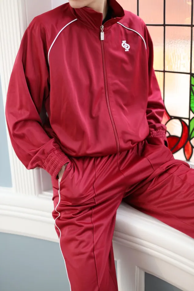 Leslie Track Jacket 8211 Rhubarb Red Women Cras Tops