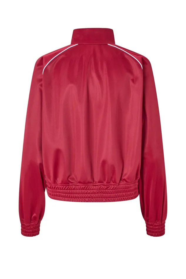 Leslie Track Jacket 8211 Rhubarb Red Women Cras Tops