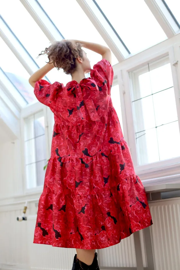 Lili Dress 8211 Pink Peony Women Cras Dresses