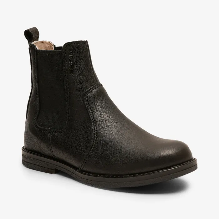 madia lamb black Black Winter boots bisgaardshoes KIDS