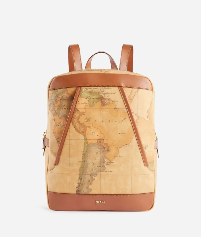 Man Backpacks and Belt Bags Alviero Martini Geo Classic Laptop Backpack