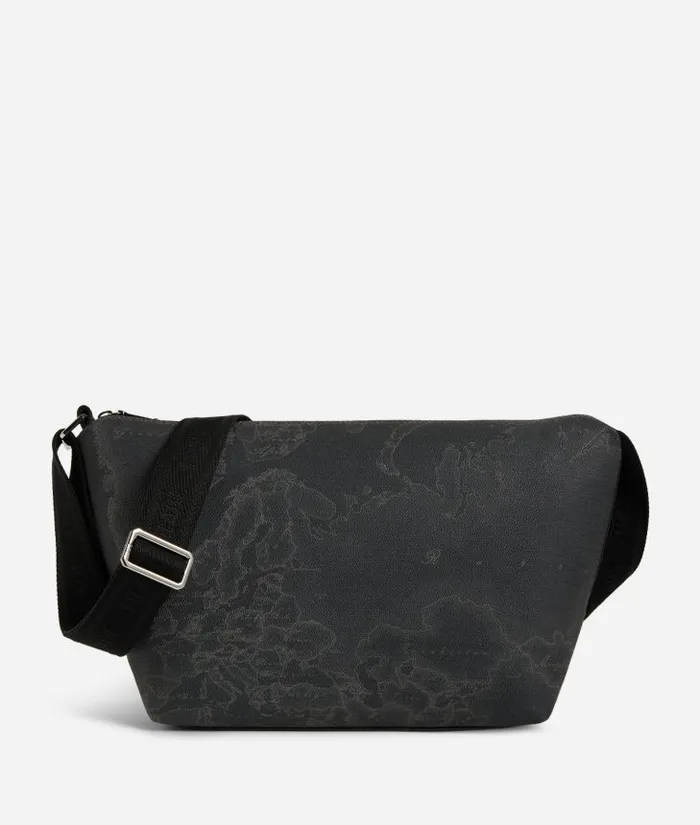 Man Crossbody and Messenger Bags Alviero Martini Geo Black Large Crossbody Bag Man Crossbody and Messenger Bags Alviero Martini Geo Black Large Crossbody Bag