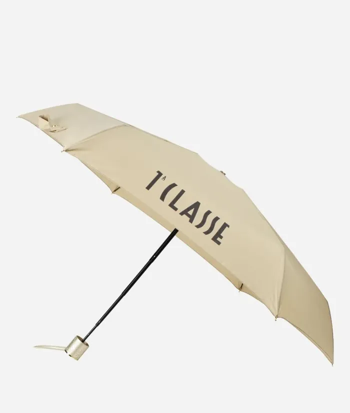 Man Umbrellas Alviero Martini 1 Classe Supermini Logo Umbrella Sand