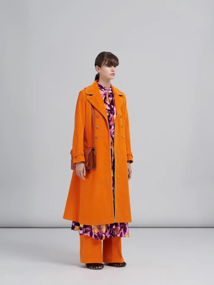 Marni Morning Blossom Print Fluid Velvet Dress Crocus Womens Dresses Marni Morning Blossom Print Fluid Velvet Dress Crocus Womens Dresses