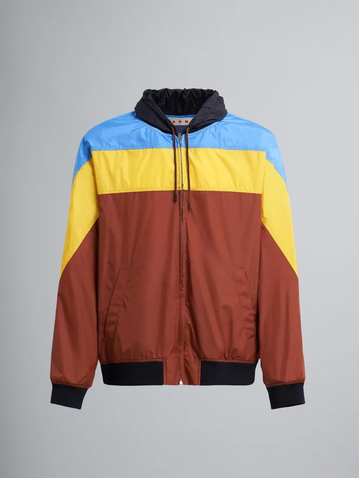 Marni Technical Nylon Windbreaker Clay Mens Coats and Jackets